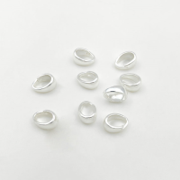 Бейл Лавор, 3х5х7 мм, родій, колір - світле срібло, 10 шт.