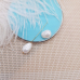 Жемчужина Грация, Shell pearl, 8x14 мм, белая, 6-12 г, 1 шт.