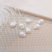Жемчужина Грация, Shell pearl, 8x14 мм, белая, 6-12 г, 1 шт.