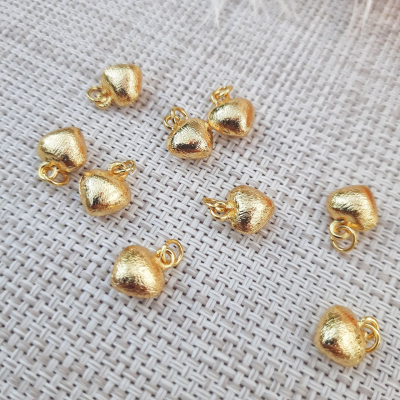Кулон Легенда сердца в золоте, 18K, 10х12 мм., цвет - золото