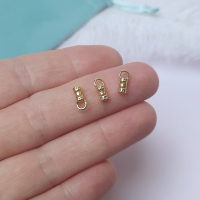 Протектор-концевик, 4х9 мм., цвет - золото G01, 6 шт. Протектор-концевик, 4х9 мм., цвет - золото G01, 6 шт.