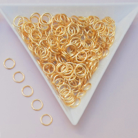 Кільця, нержавіюча сталь, 6 мм, товщ. 0,7 мм, колір - золото, 30 шт. Кільця, нержавіюча сталь, 6 мм, товщ. 0,7 мм, колір - золото, 30 шт.