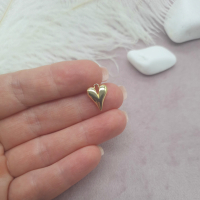 Подвеска Сердце, 11х15 мм., 14К, цвет - золото Подвеска Сердце, 11х15 мм., 14К, цвет - золото