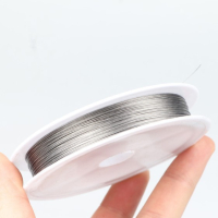 Тросик ювелирный, 0.38 мм, цвет серебро, катушка 28 м.